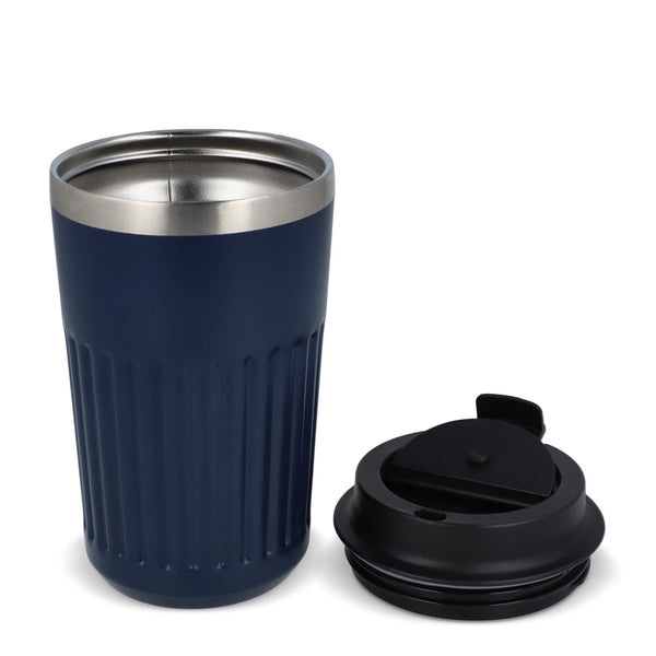 Termo caffè da asporto in acciaio inossidabile riciclato 400 ml - personalizzabile con logo