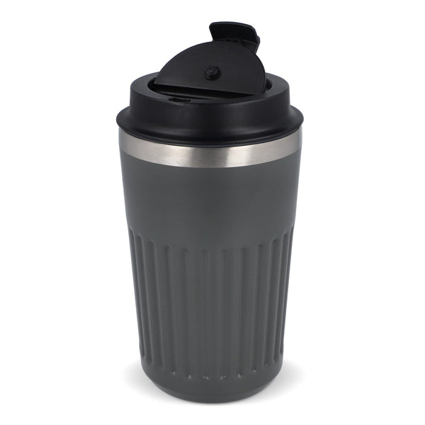 Termo caffè da asporto in acciaio inossidabile riciclato 400 ml - personalizzabile con logo