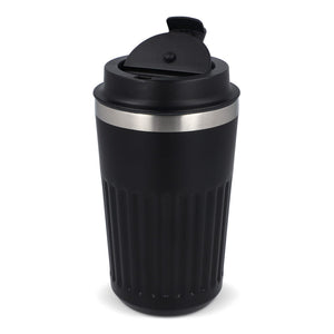 Termo caffè da asporto in acciaio inossidabile riciclato 400 ml - personalizzabile con logo