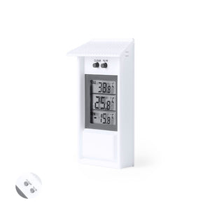 Termometro Dreax bianco - personalizzabile con logo