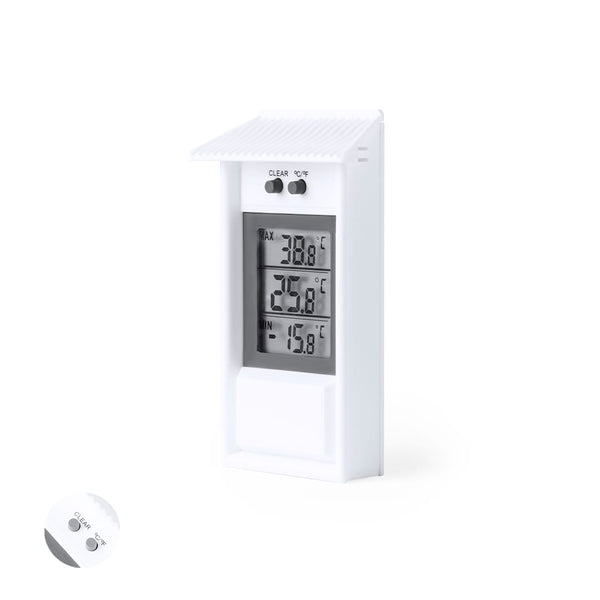 Termometro Dreax bianco - personalizzabile con logo