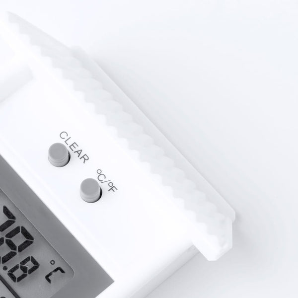 Termometro Dreax bianco - personalizzabile con logo