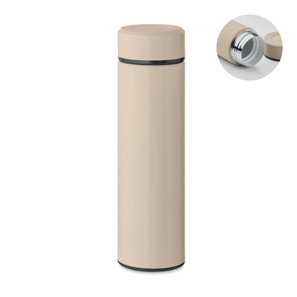 Termos doppia parete 500ml Beige - personalizzabile con logo