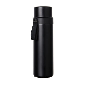 Termos doppia tazza VINGA Tono RCS 750ml nero - personalizzabile con logo