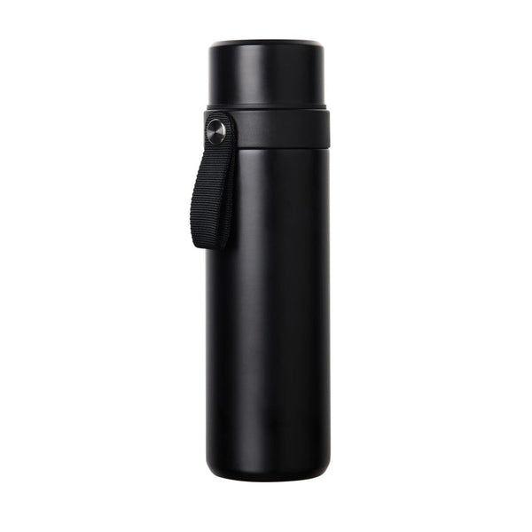 Termos doppia tazza VINGA Tono RCS 750ml nero - personalizzabile con logo