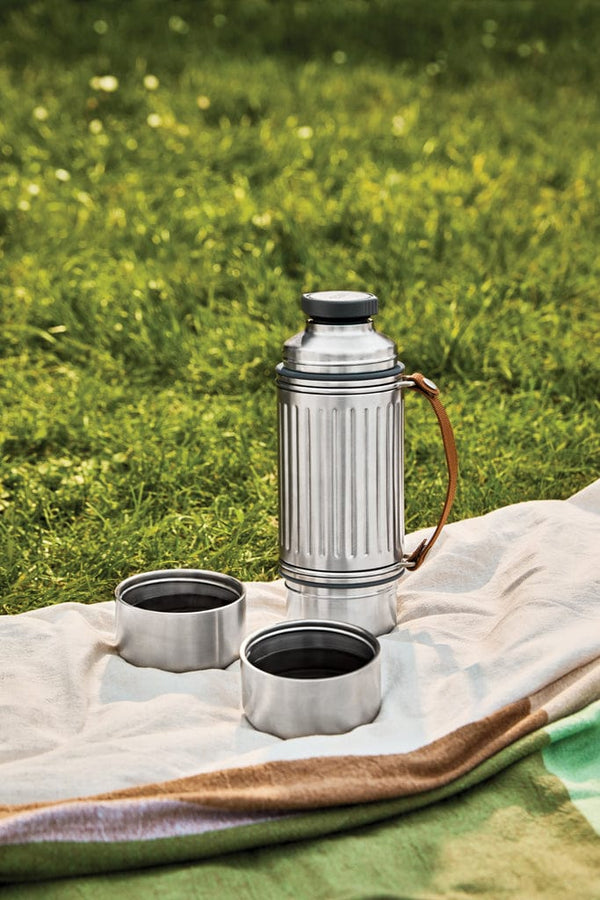 Termos Duo Explorer Black+Blum 1L grigio - personalizzabile con logo