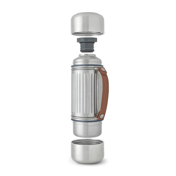 Termos Duo Explorer Black+Blum 1L grigio - personalizzabile con logo