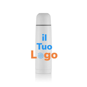 Termos in acciaio inossidabile colorato - personalizzabile con logo