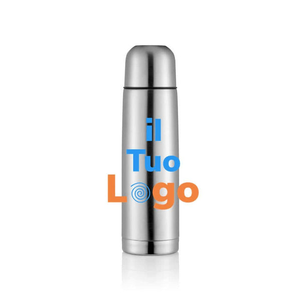 Termos in acciaio inossidabile colorato - personalizzabile con logo