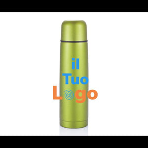 Termos in acciaio inossidabile colorato - personalizzabile con logo