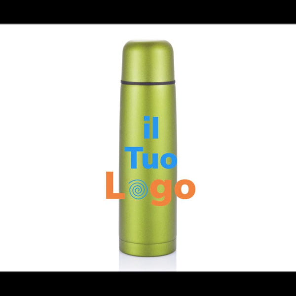 Termos in acciaio inossidabile colorato - personalizzabile con logo