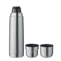 Thermos a doppio strato 750ml Color argento - personalizzabile con logo