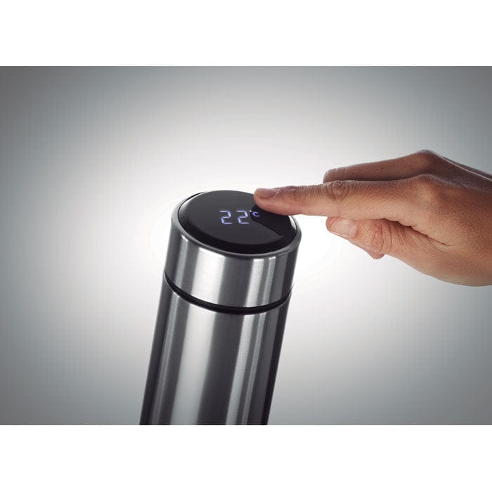 Thermos con termometro touch - personalizzabile con logo