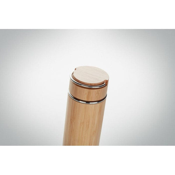 Thermos doppio strato 400ml beige - personalizzabile con logo