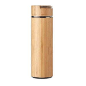 Thermos doppio strato 400ml beige - personalizzabile con logo