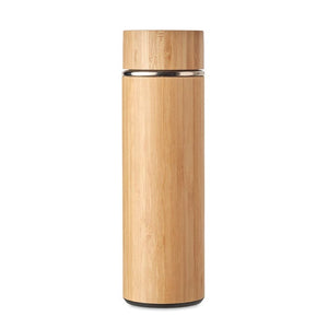 Thermos doppio strato 400ml beige - personalizzabile con logo