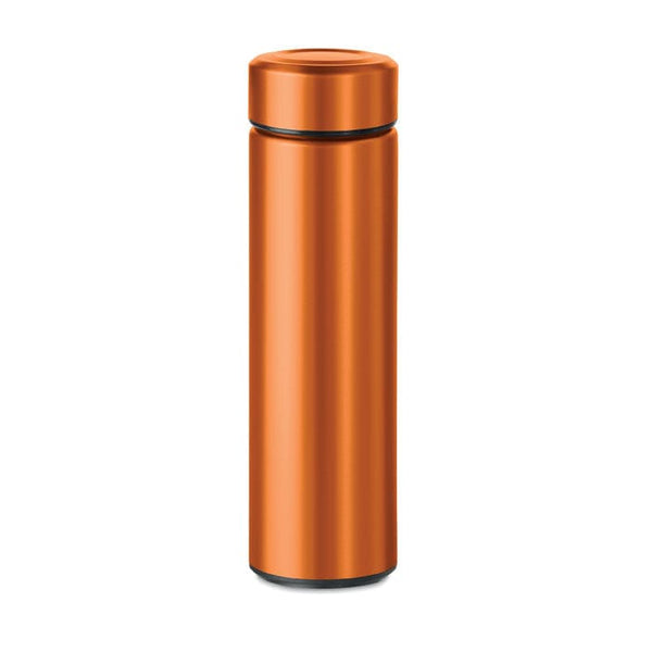 Thermos doppio strato 470ml. arancione - personalizzabile con logo