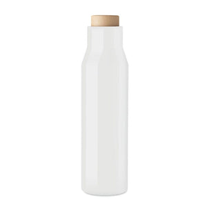 Thermos doppio strato 500 ml in acciaio inossidabile Bianco - personalizzabile con logo