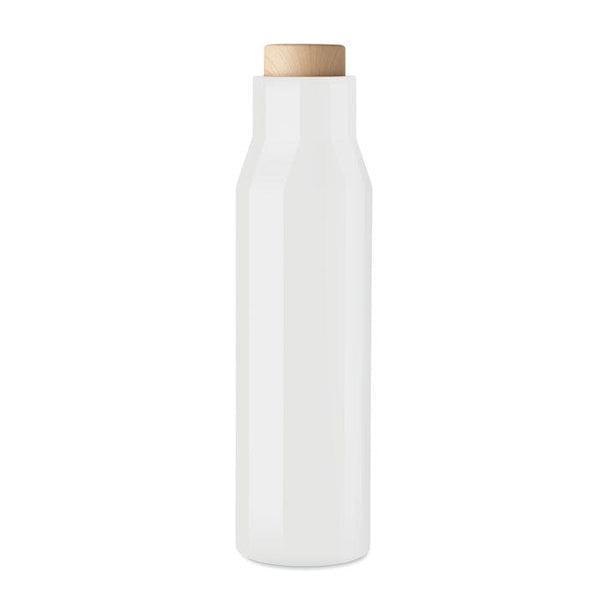 Thermos doppio strato 500 ml in acciaio inossidabile Bianco - personalizzabile con logo