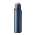 Thermos doppio strato 500 ml in acciaio inossidabile blu navy - personalizzabile con logo