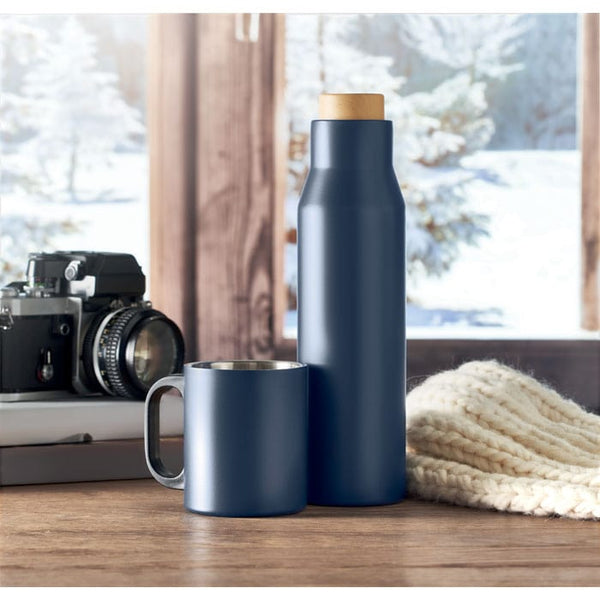 Thermos doppio strato 500 ml in acciaio inossidabile - personalizzabile con logo