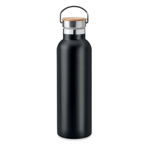 Thermos doppio strato 750ml Nero - personalizzabile con logo