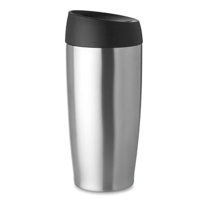 Thermos doppio strato color argento - personalizzabile con logo