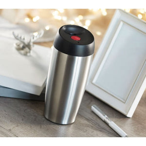 Thermos doppio strato color argento - personalizzabile con logo