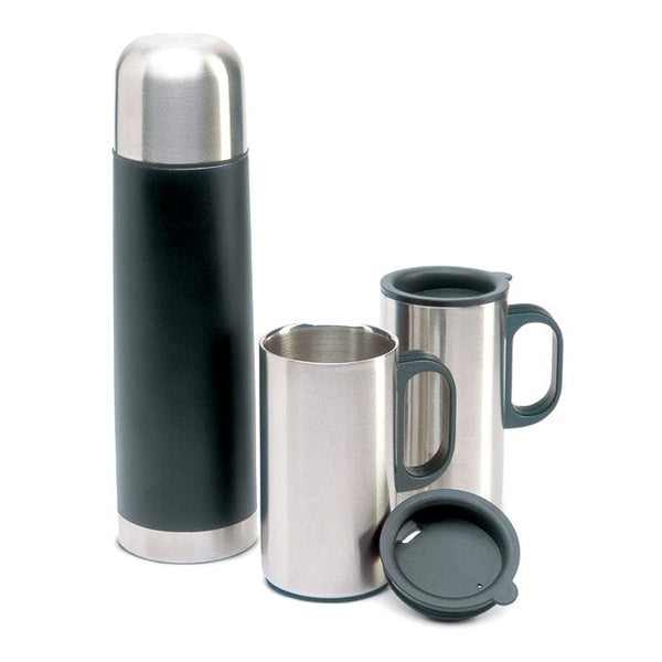 Thermos 1L Nero - personalizzabile con logo