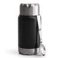 Thermos per alimenti Sagaform Mark 600ml Nero - personalizzabile con logo