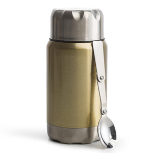 Thermos per alimenti Sagaform Mark 600ml Oro - personalizzabile con logo