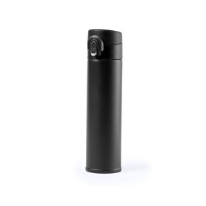 Thermos Poltax nero - personalizzabile con logo
