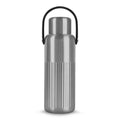 Thermos Sagaform Theo (riciclato) 1 L color argento - personalizzabile con logo