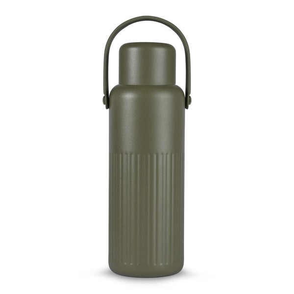 Thermos Sagaform Theo (riciclato) 1 L verde - personalizzabile con logo