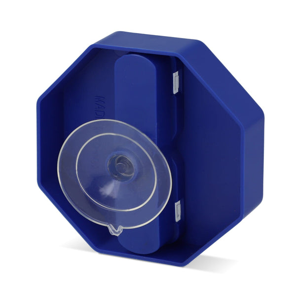 Timer doccia Esagono - 5min Blu - personalizzabile con logo
