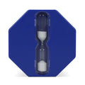 Timer doccia Esagono - 5min Blu - personalizzabile con logo