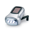 Torcia 3 LED in ABS color argento - personalizzabile con logo