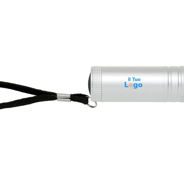 Torcia COB con cordino - personalizzabile con logo