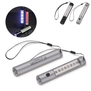 Torcia con magnete Alu 5+8 LED - personalizzabile con logo