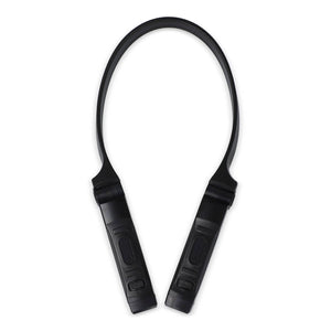 Torcia da collo ricaricabile a mani libere Nero - personalizzabile con logo