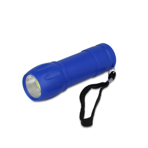 Torcia elettrica COB RABS Blu - personalizzabile con logo