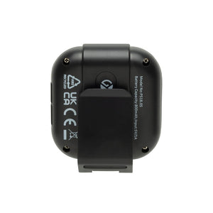 Torcia frontale Gear X rPlastica RCS e sensore di movimento nero - personalizzabile con logo