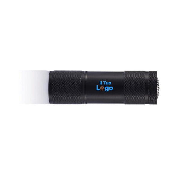 Torcia in alluminio Quattro - personalizzabile con logo