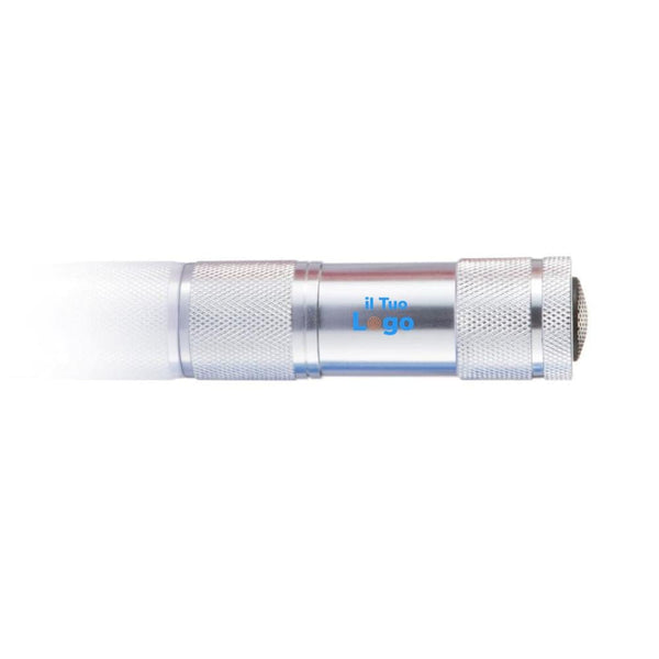 Torcia in alluminio Quattro - personalizzabile con logo