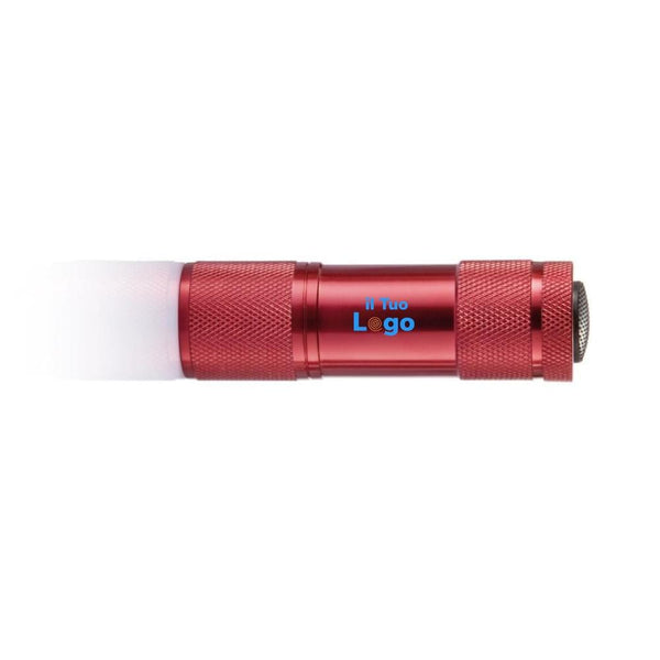 Torcia in alluminio Quattro - personalizzabile con logo