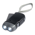 Torcia LED Nero - personalizzabile con logo