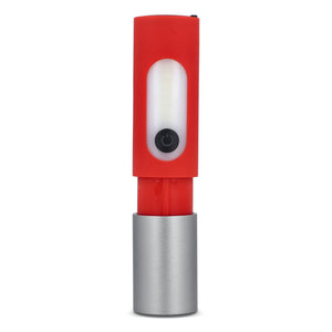 Torcia LED ricaricabile da 10W con funzione Zoom 300lm - personalizzabile con logo