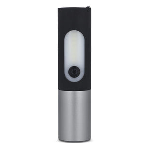 Torcia LED ricaricabile da 10W con funzione Zoom 300lm - personalizzabile con logo