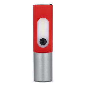Torcia LED ricaricabile da 10W con funzione Zoom 300lm - personalizzabile con logo