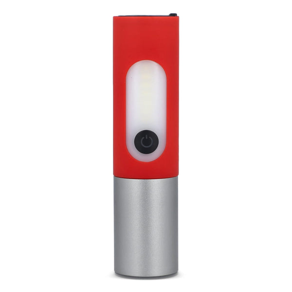 Torcia LED ricaricabile da 10W con funzione Zoom 300lm - personalizzabile con logo